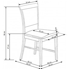 Koka krēsls SYLWEK 1